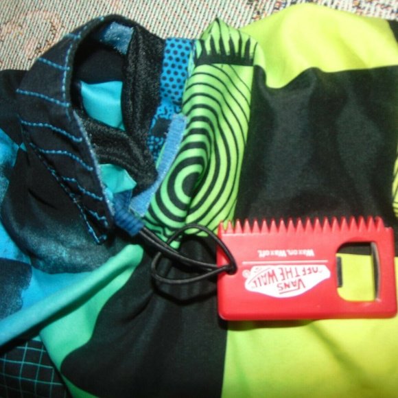 Mens 28 VANS board shorts 2 OFF THE Wall Small - Picture 2 of 6